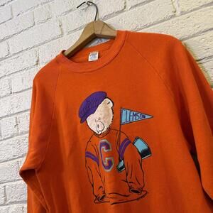 Vintage Russell Athletic XL Orange Clemson‎ Sweatshirt